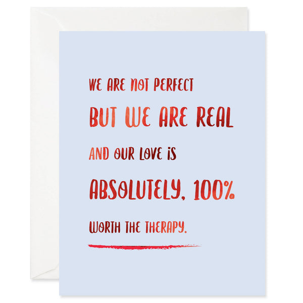 Worth the Therapy Love Card - DIGS