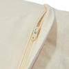 Woven Cotton Pillow With Embroidered Grid - DIGS