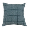 Woven Cotton Pillow With Embroidered Grid - DIGS