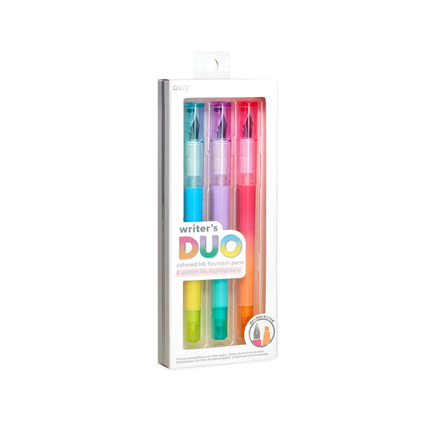 Writer's Duo Double - Ended Fountain Pens + Highlighters - DIGS