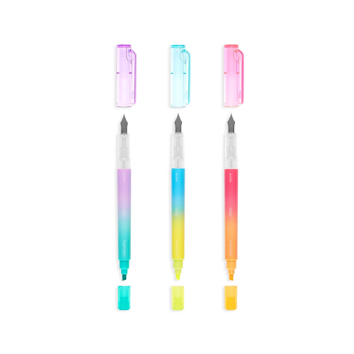 Writer's Duo Double - Ended Fountain Pens + Highlighters - DIGS