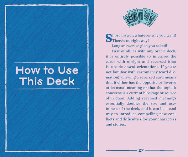The Writer's Oracle Deck & Guidebook