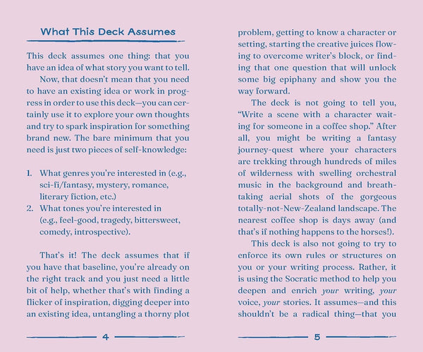 The Writer's Oracle Deck & Guidebook