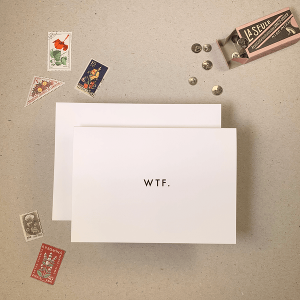 WTF. Sympathy Card - DIGS