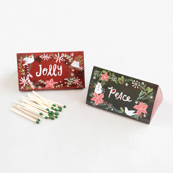 Holiday Safety Matches - Jolly & Peace