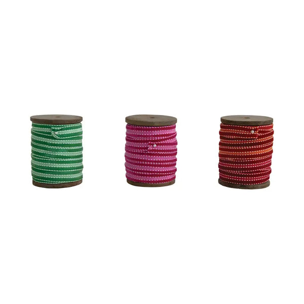 Ribbon on Wood Spool, 5 Yards