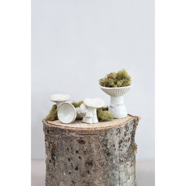 Reactive Glaze Stoneware Mushrooms