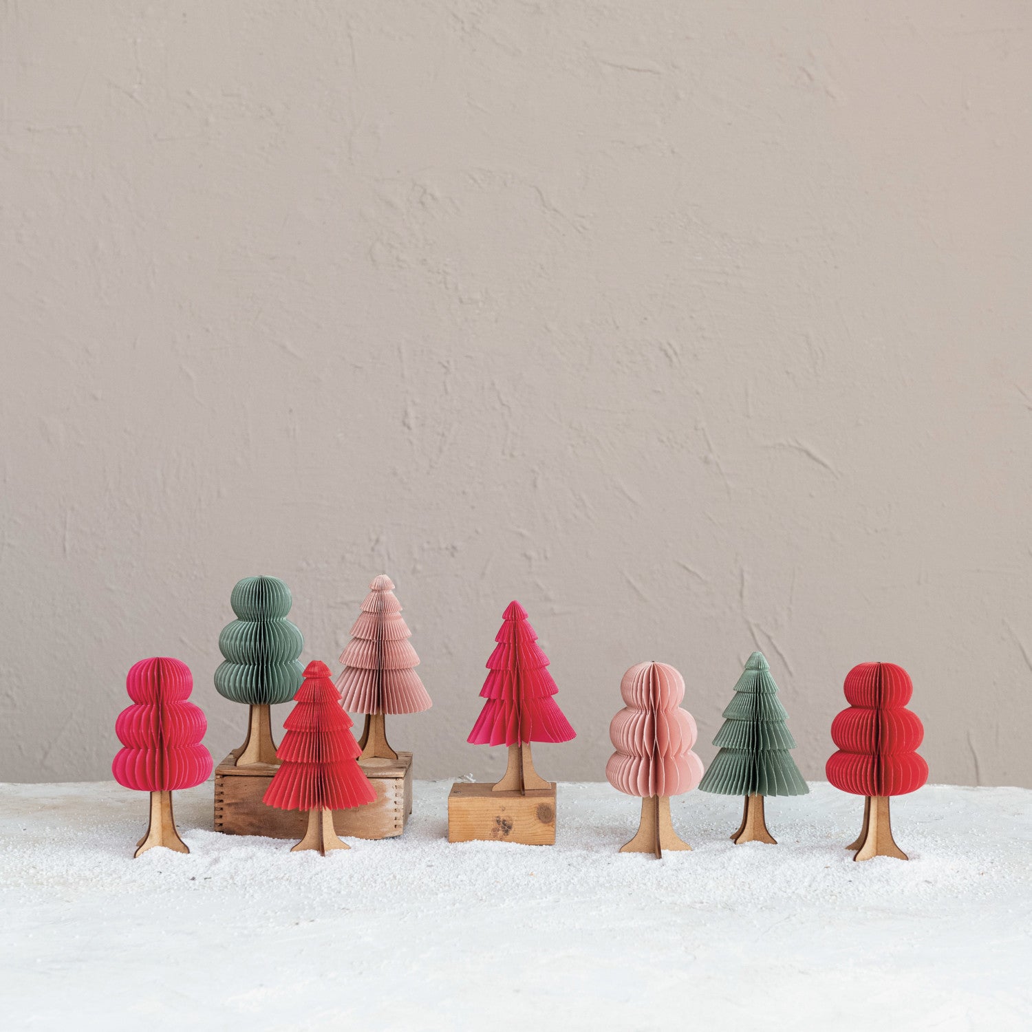 Honeycomb Paper Folding Trees
