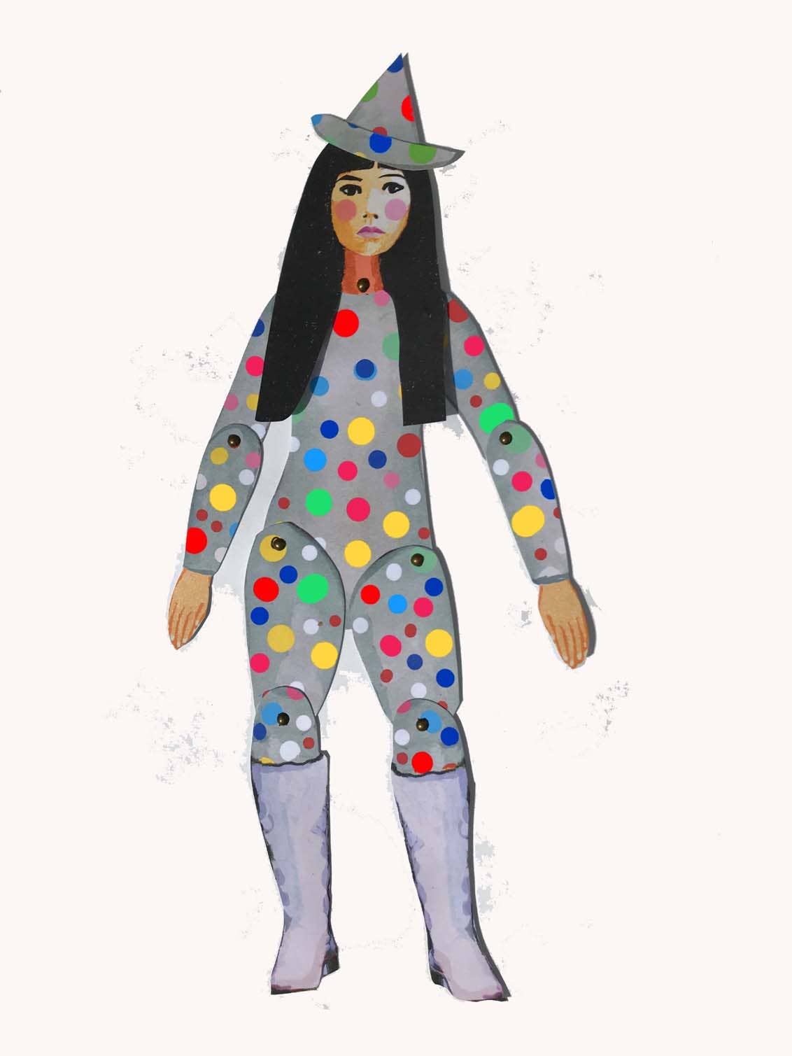 Yayoi Kusama Cut and Make Puppet - DIGS