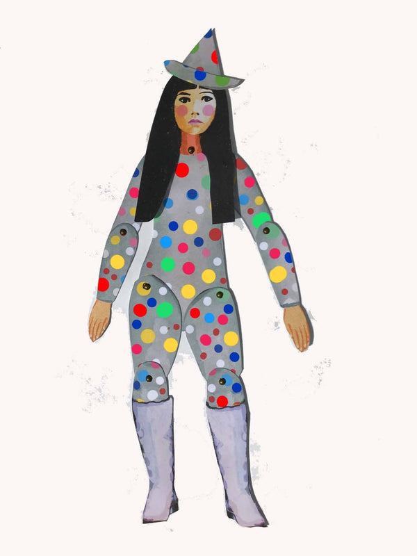 Yayoi Kusama Cut and Make Puppet - DIGS