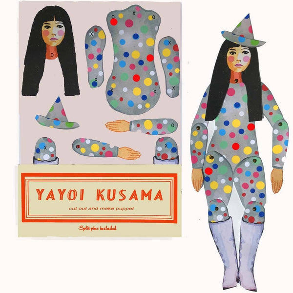 Yayoi Kusama Cut and Make Puppet - DIGS