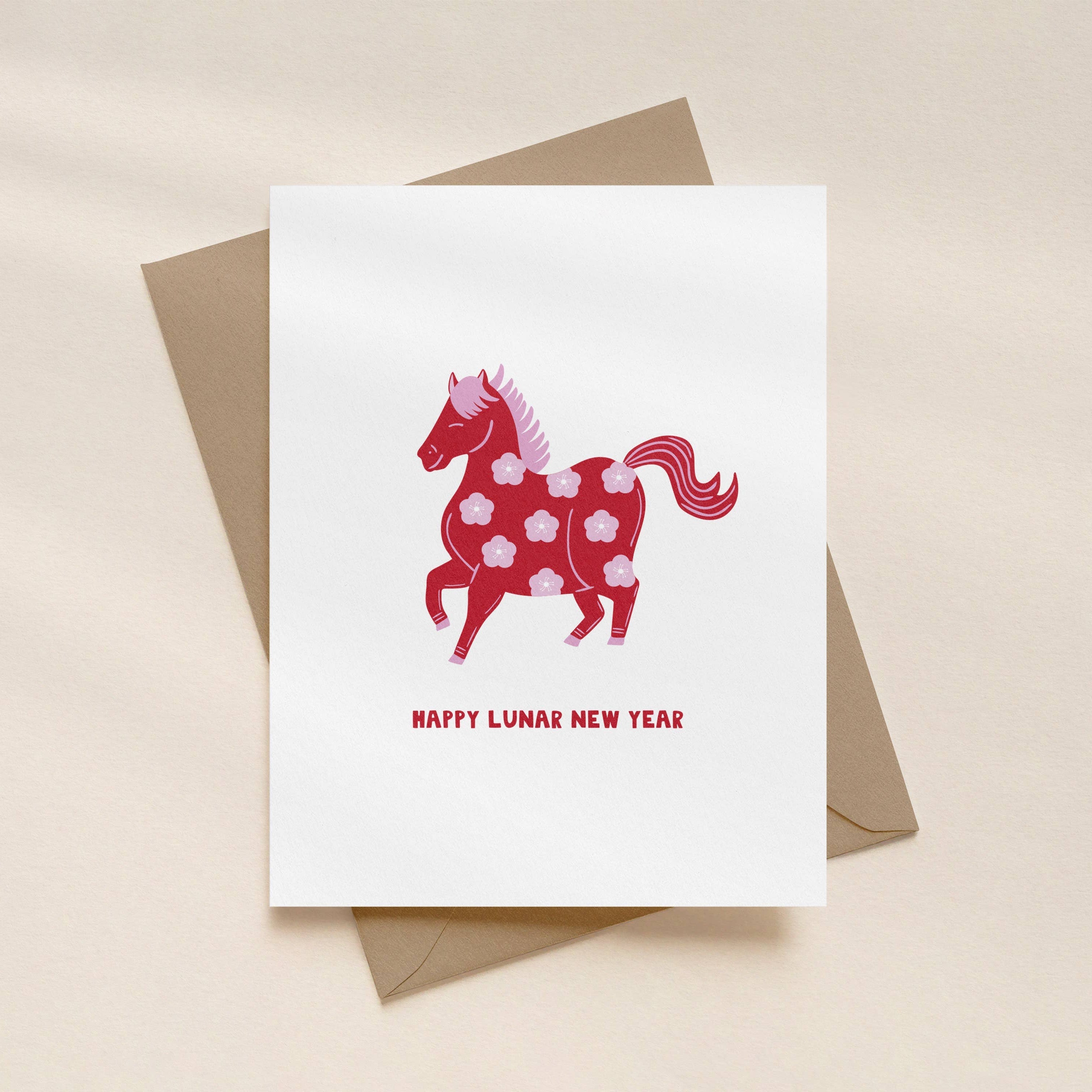 Year of the Horse Card Lunar Card - DIGS