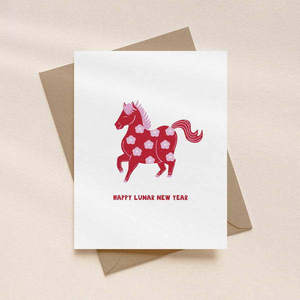 Year of the Horse Card Lunar Card - DIGS
