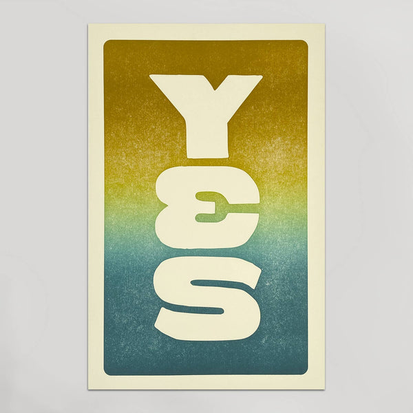 YES Typeface Ombre Print - DIGS