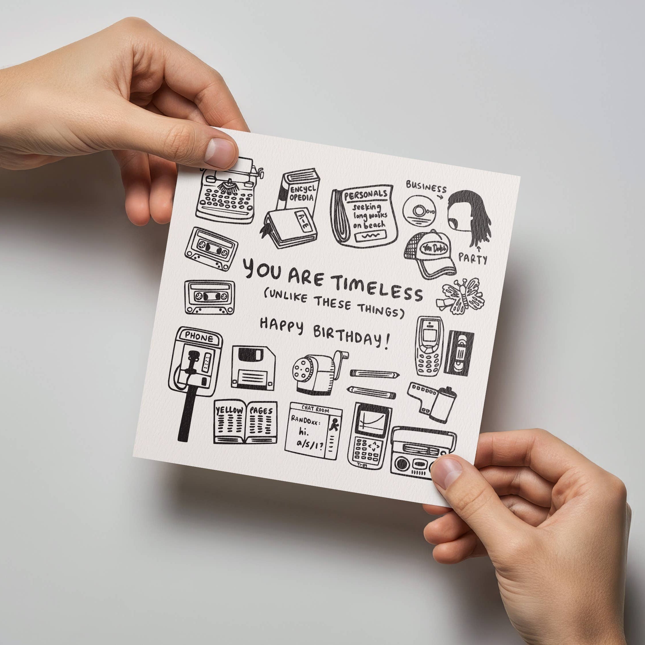 You Are Timeless Birthday Card - DIGS