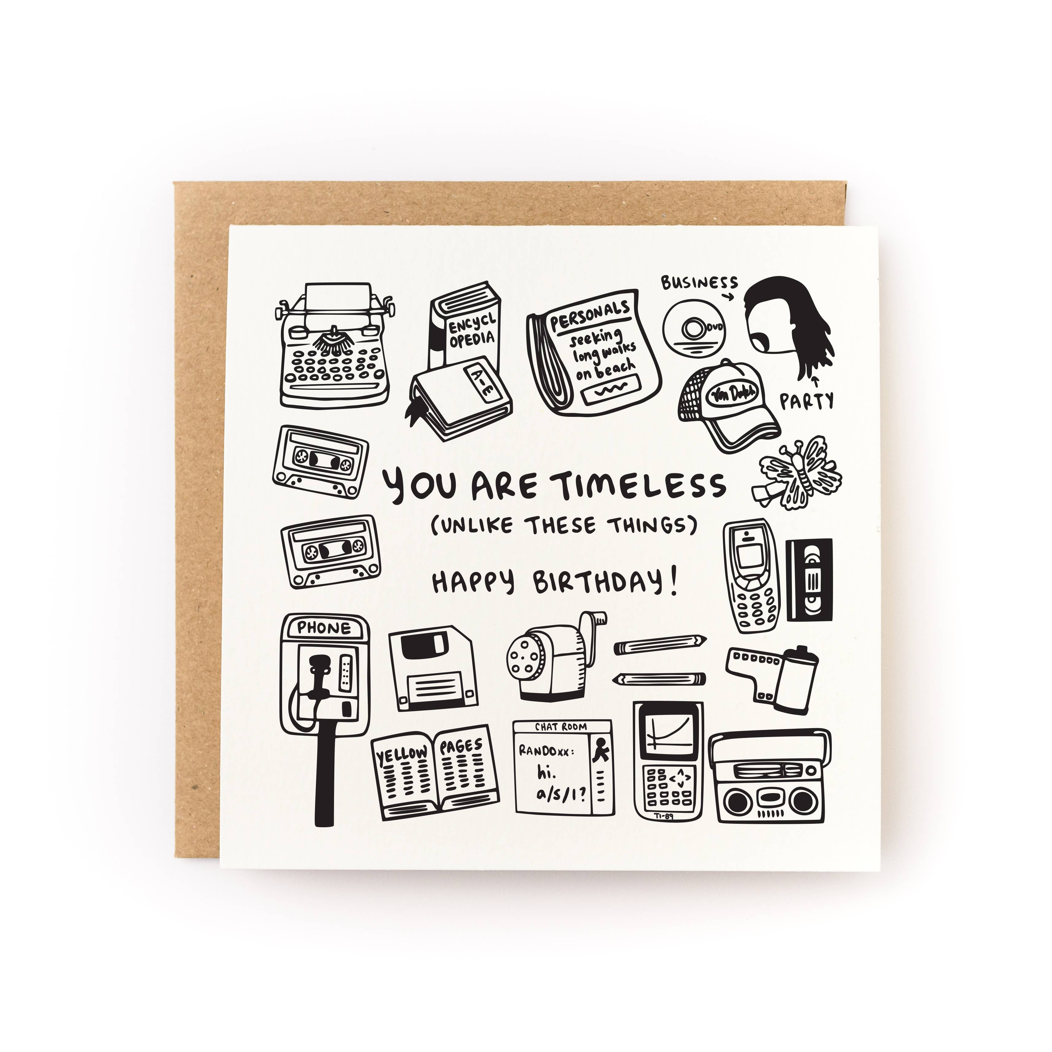 You Are Timeless Birthday Card - DIGS