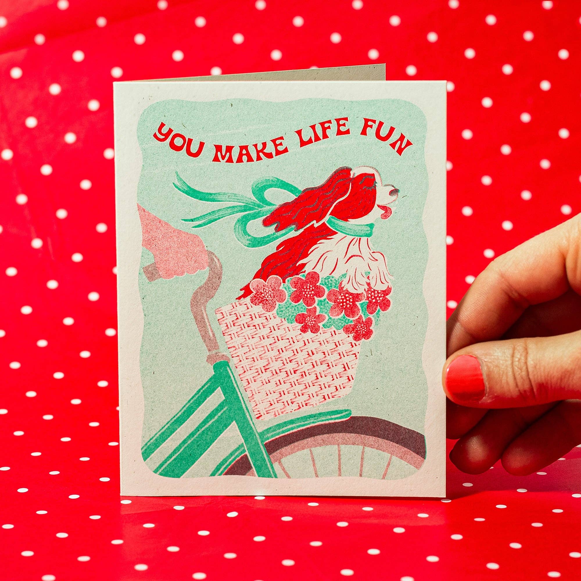 You Make Life Fun Dog Love Card - DIGS