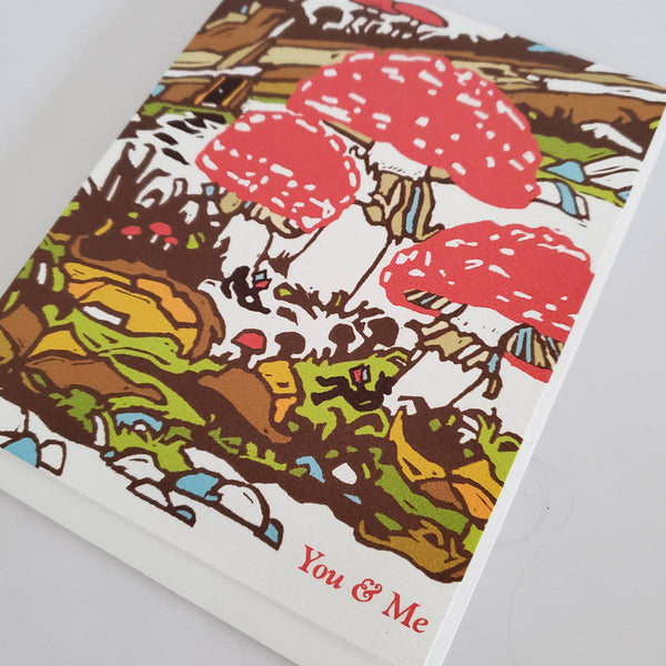 You & Me Mushroom Love Card - DIGS