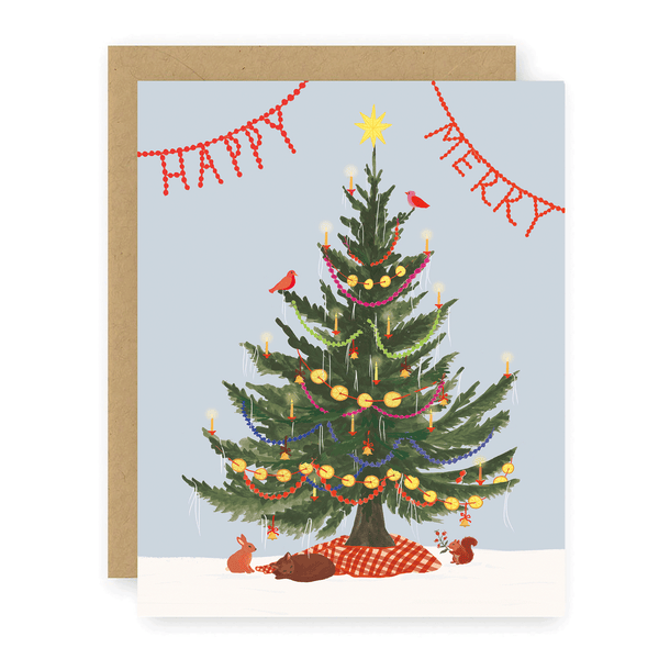 Yule Tree Holiday Card - DIGS