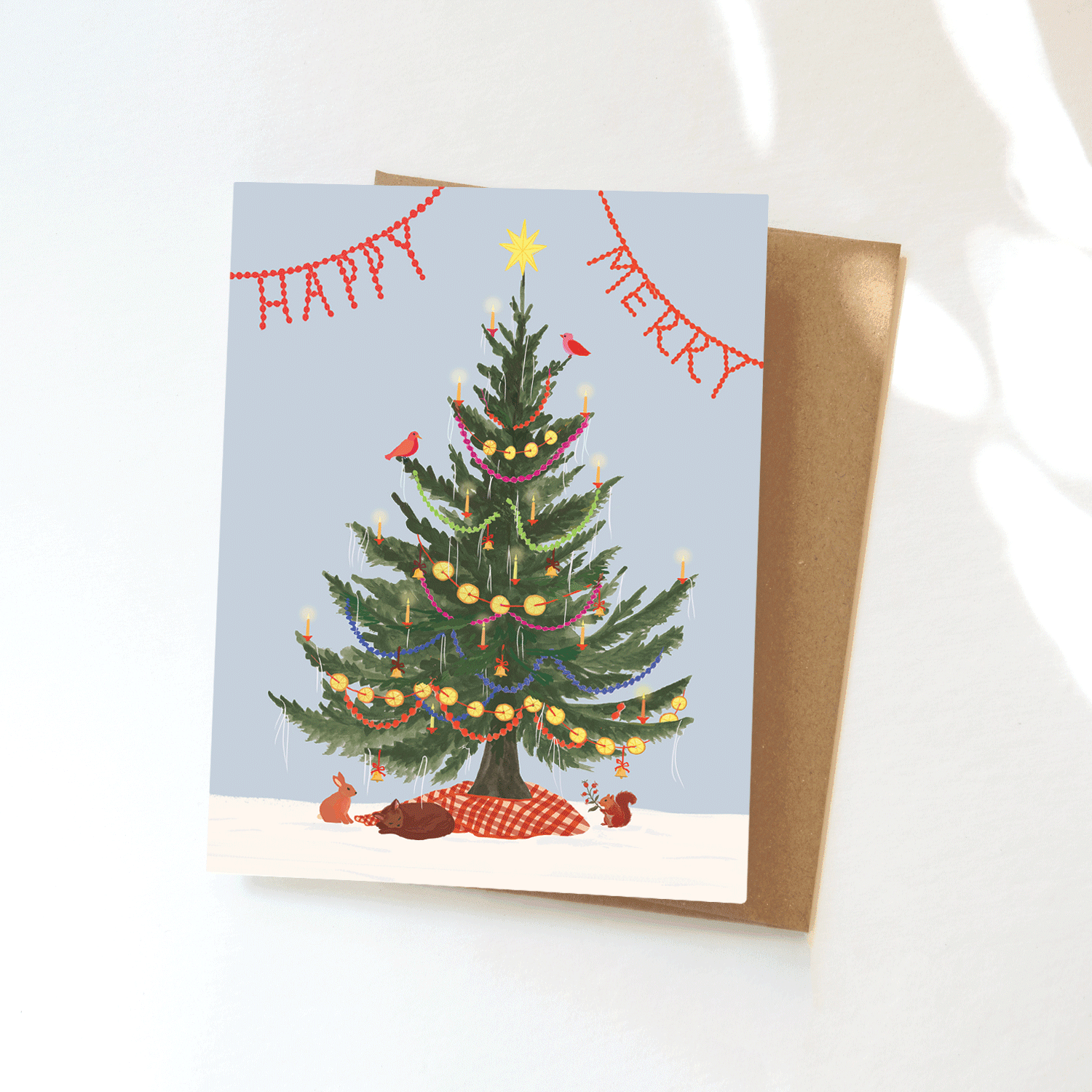 Yule Tree Holiday Card - DIGS