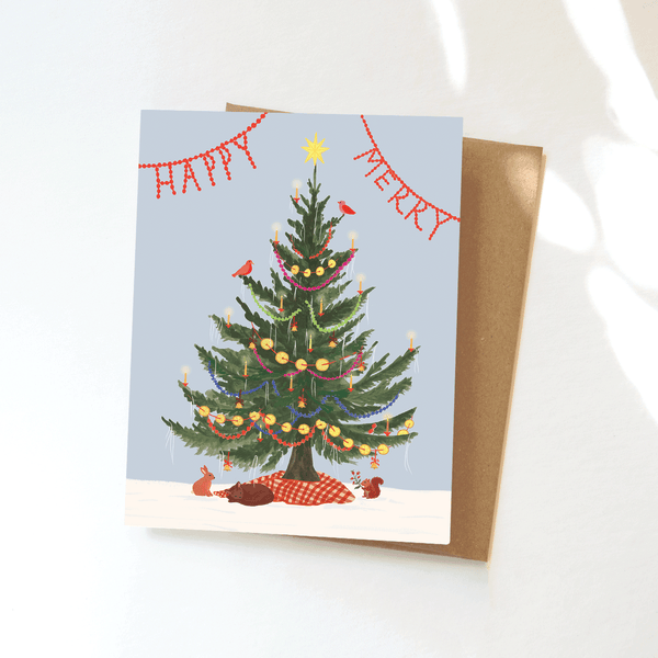 Yule Tree Holiday Card - DIGS