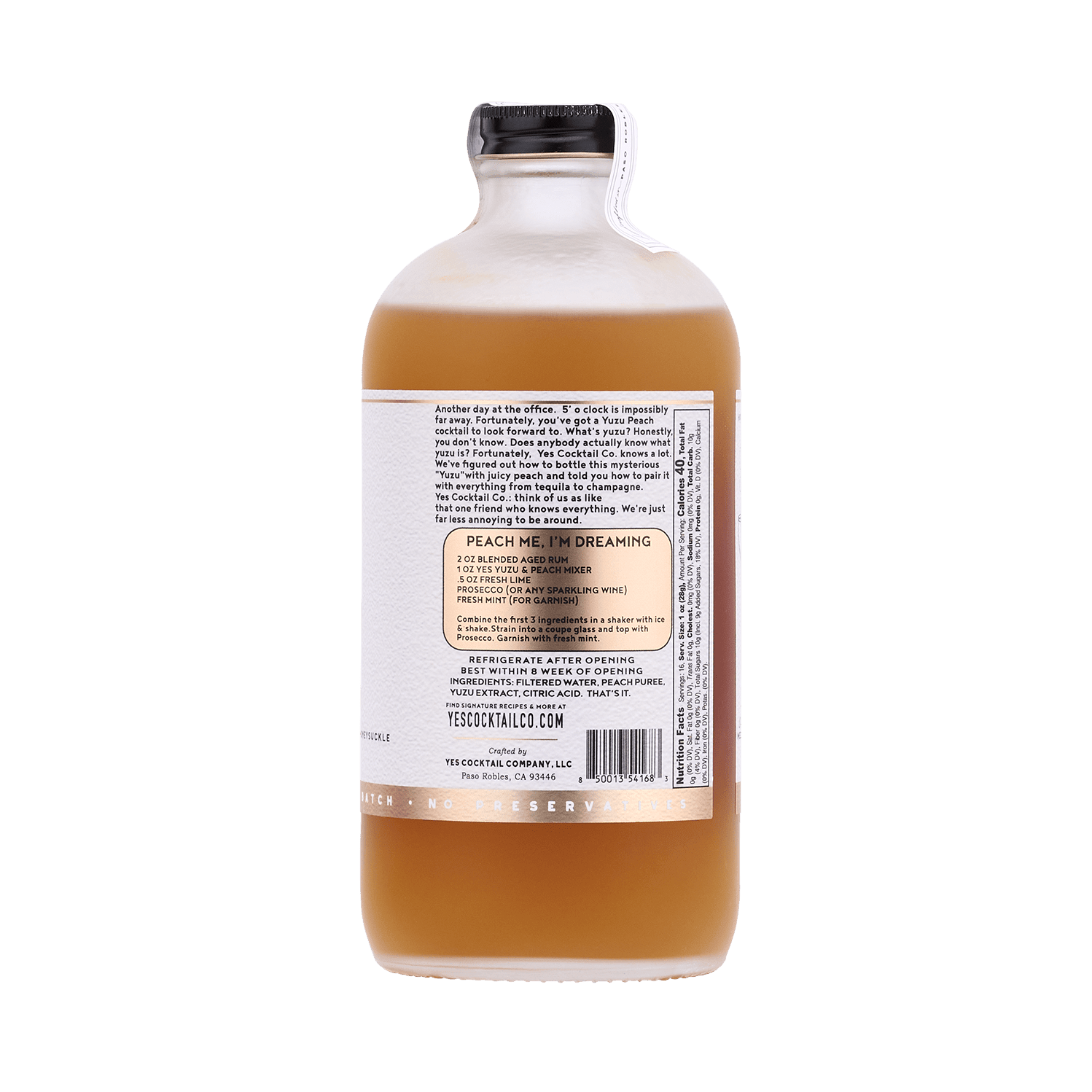 Yuzu & Peach Cocktail Mixer - DIGS