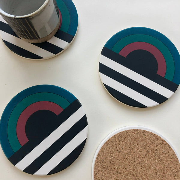 Element Absorbent Stone Coasters