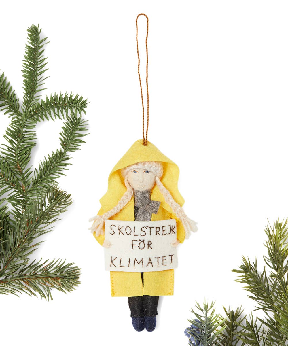 Greta Thunberg Ornament