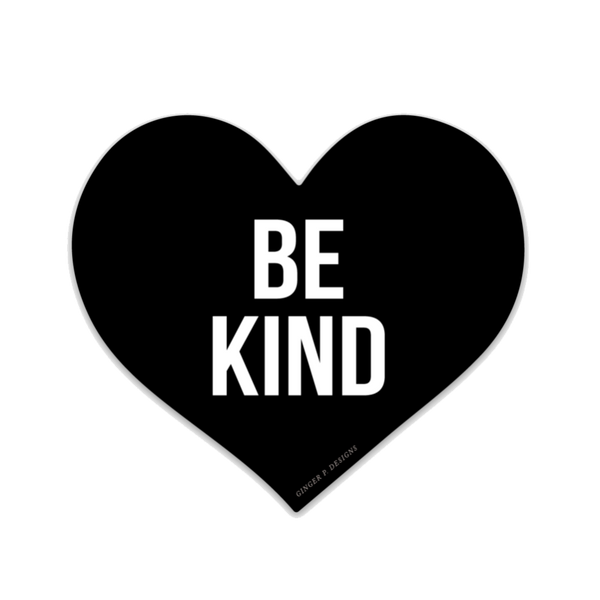 Be Kind Heart Vinyl Sticker
