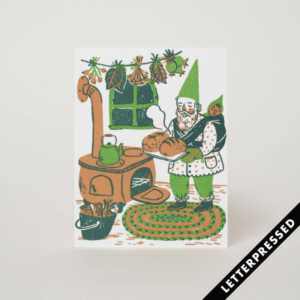 Baking Season Gnome Card
