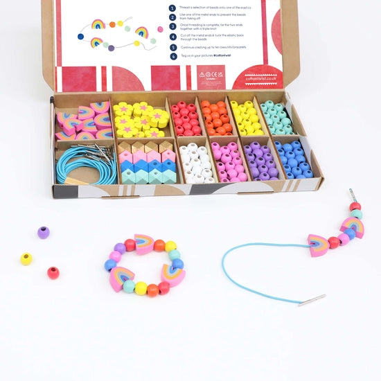 Bracelet Making Kit: Rainbow Colors