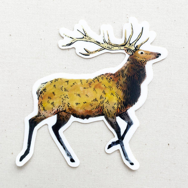 Elk Vinyl Sticker