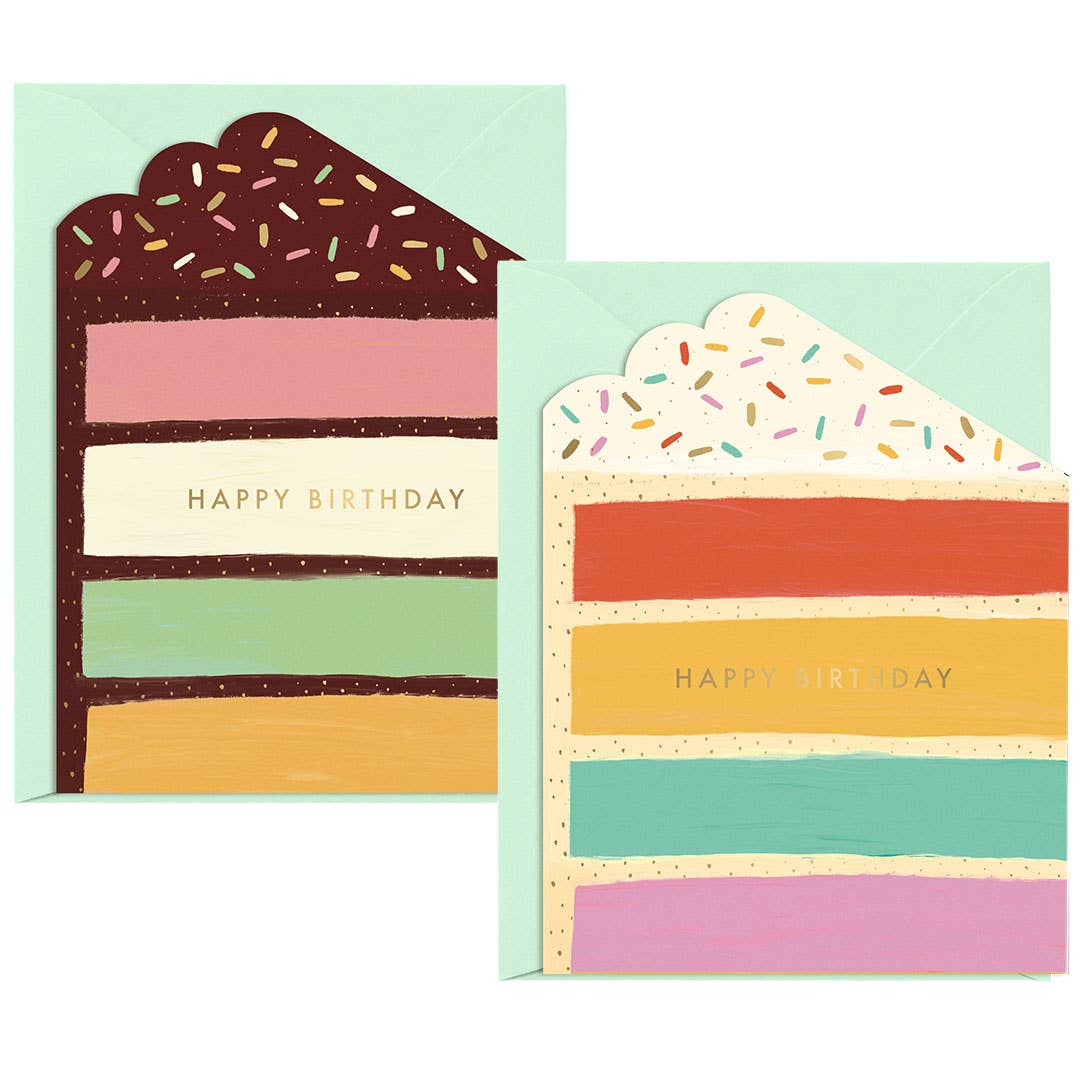 Die Cut Assorted Cakes Card Boxed Set