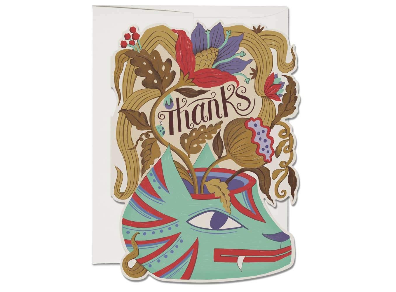 Cat Vase Thank You Card - DIGS