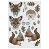 Fox and Squirrel Tattoo Sheet