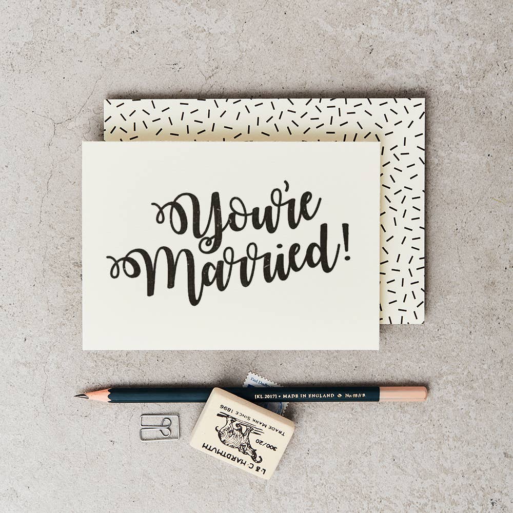 You're Married Card