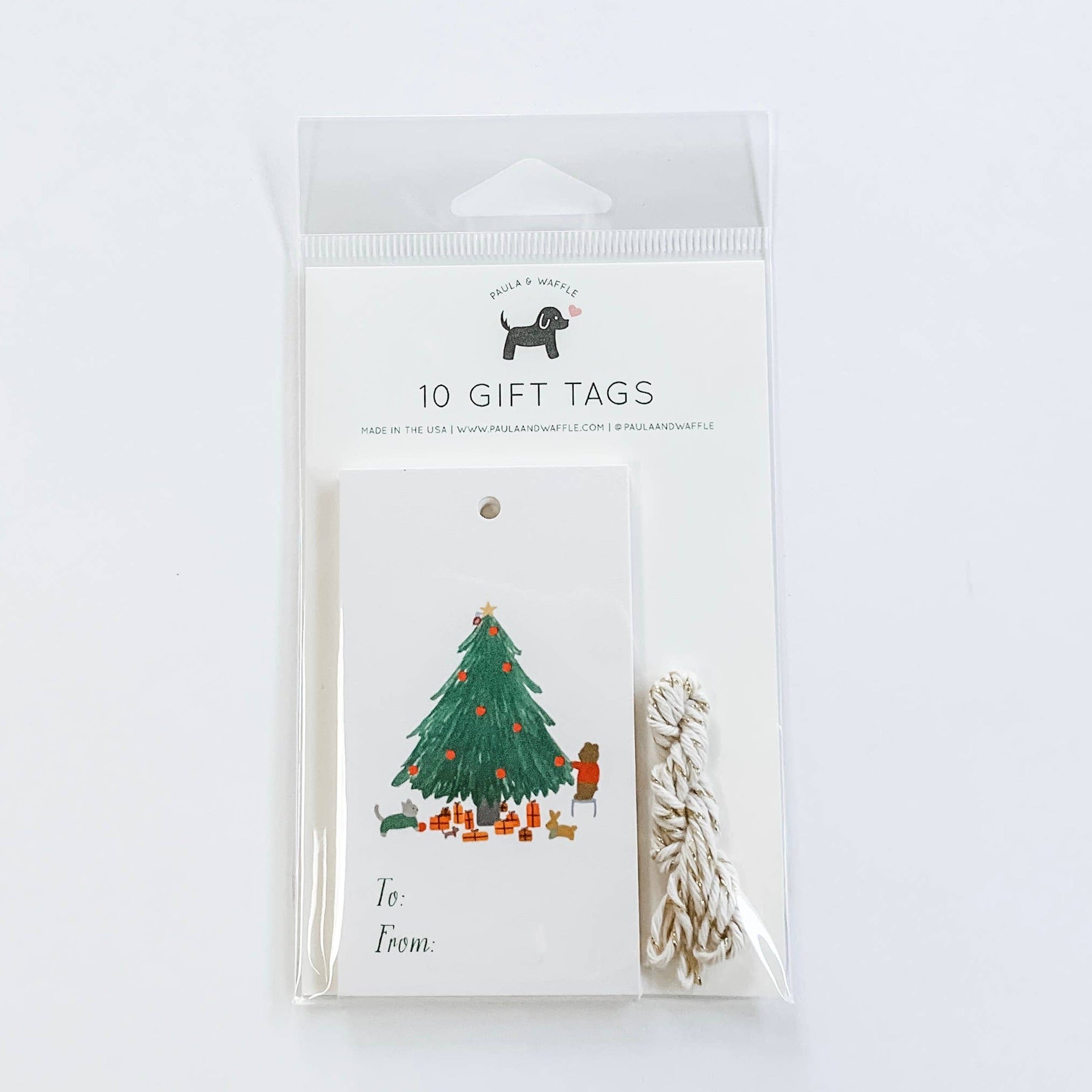 Animal Forest Gift Tag