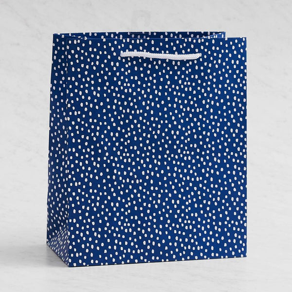 Navy Flurry Gift Bags