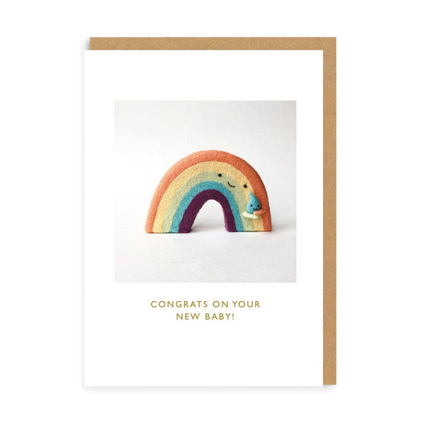 Congrats On Your Baby Rainbow Card