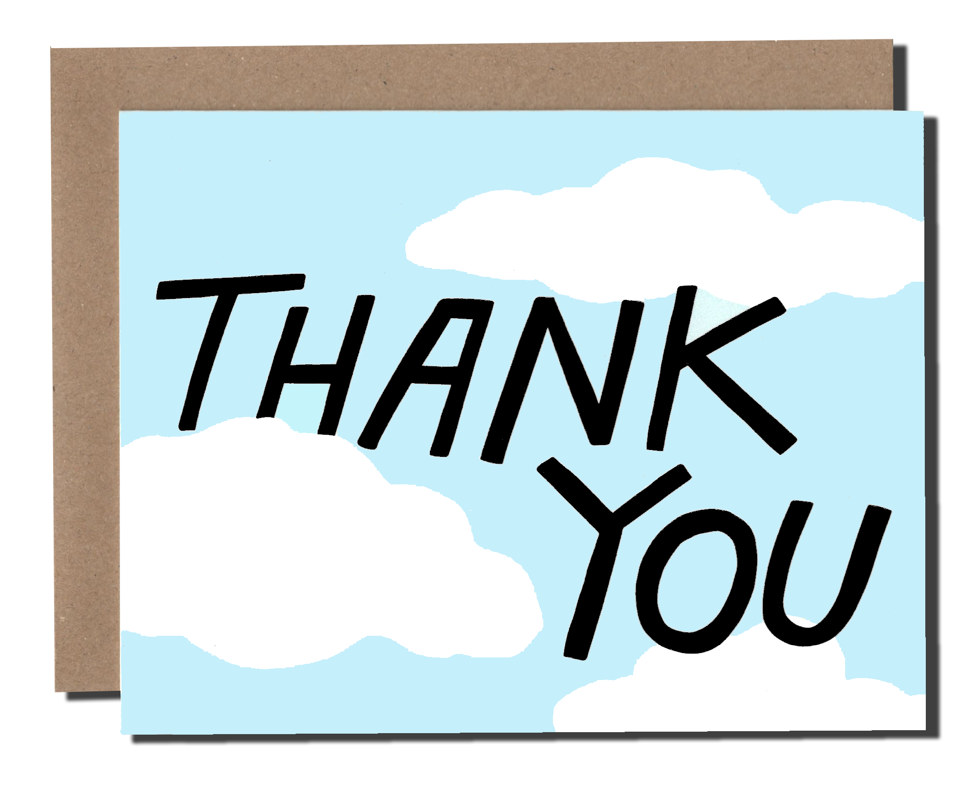 Thank You Clouds Card