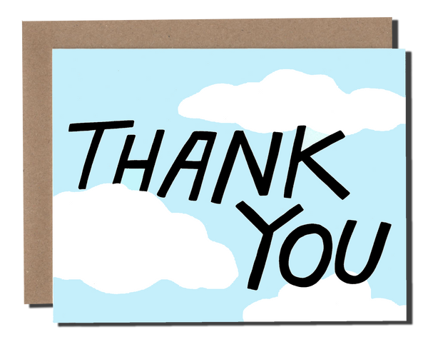 Thank You Clouds Card