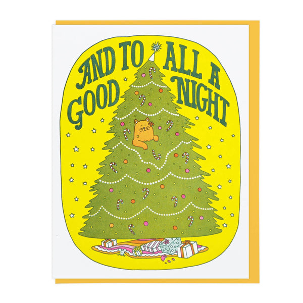 And To All A Good Night Holiday Card
