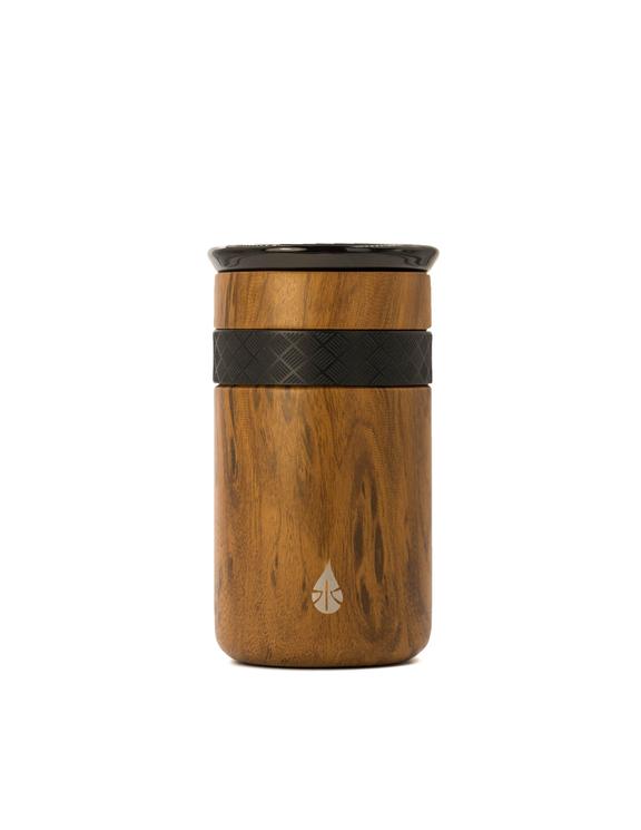 Teak Wood Travel Tumbler