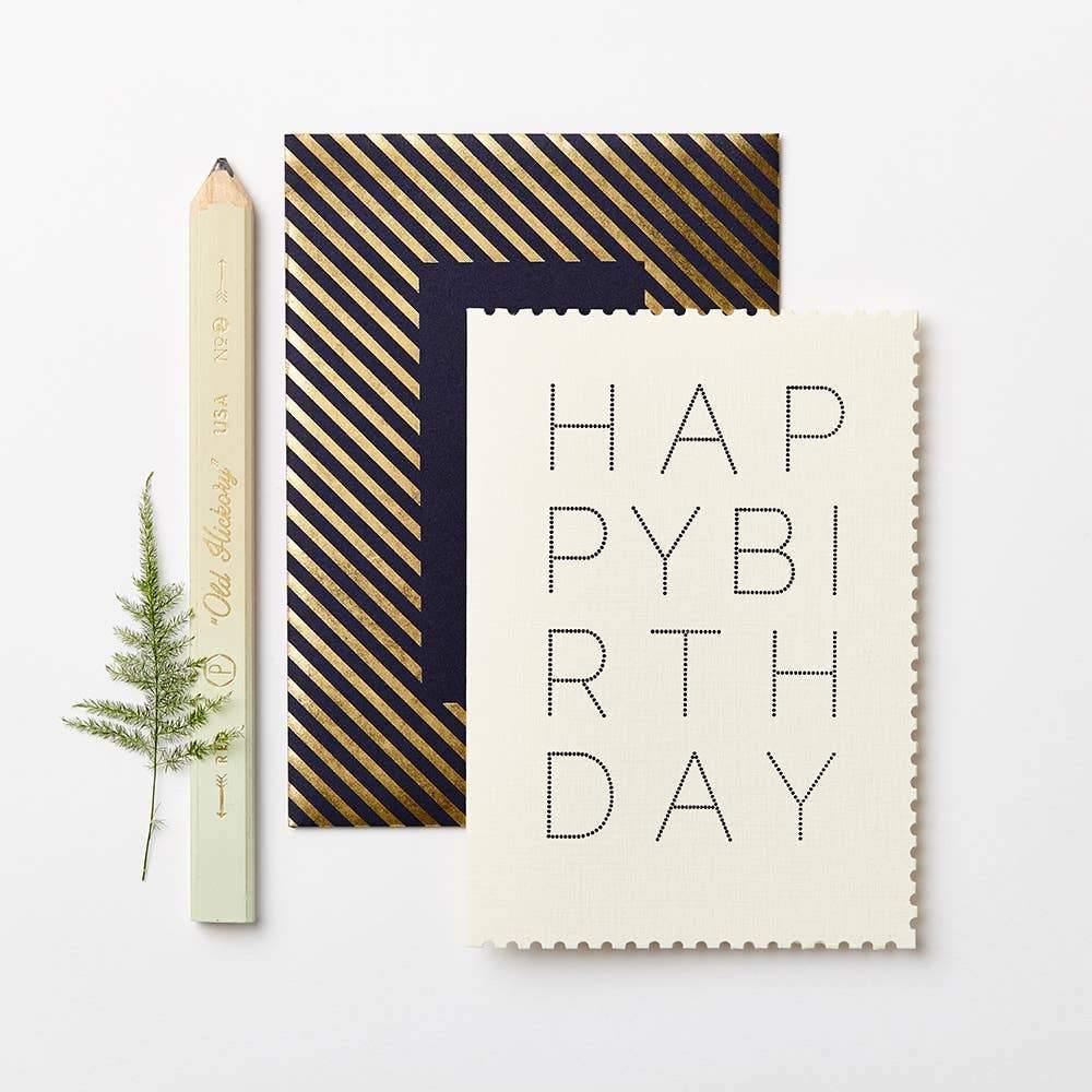 Deco Happy Birthday Card - DIGS