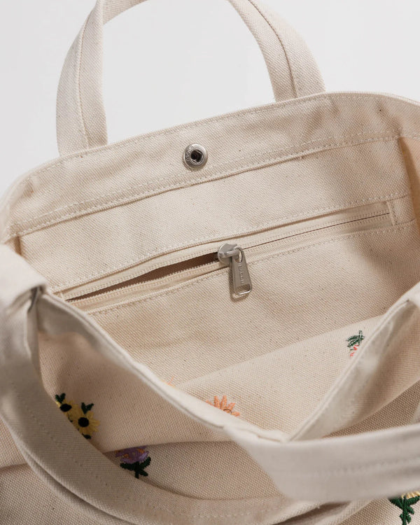 Duck Bag: Embroidered Ditsy Flower