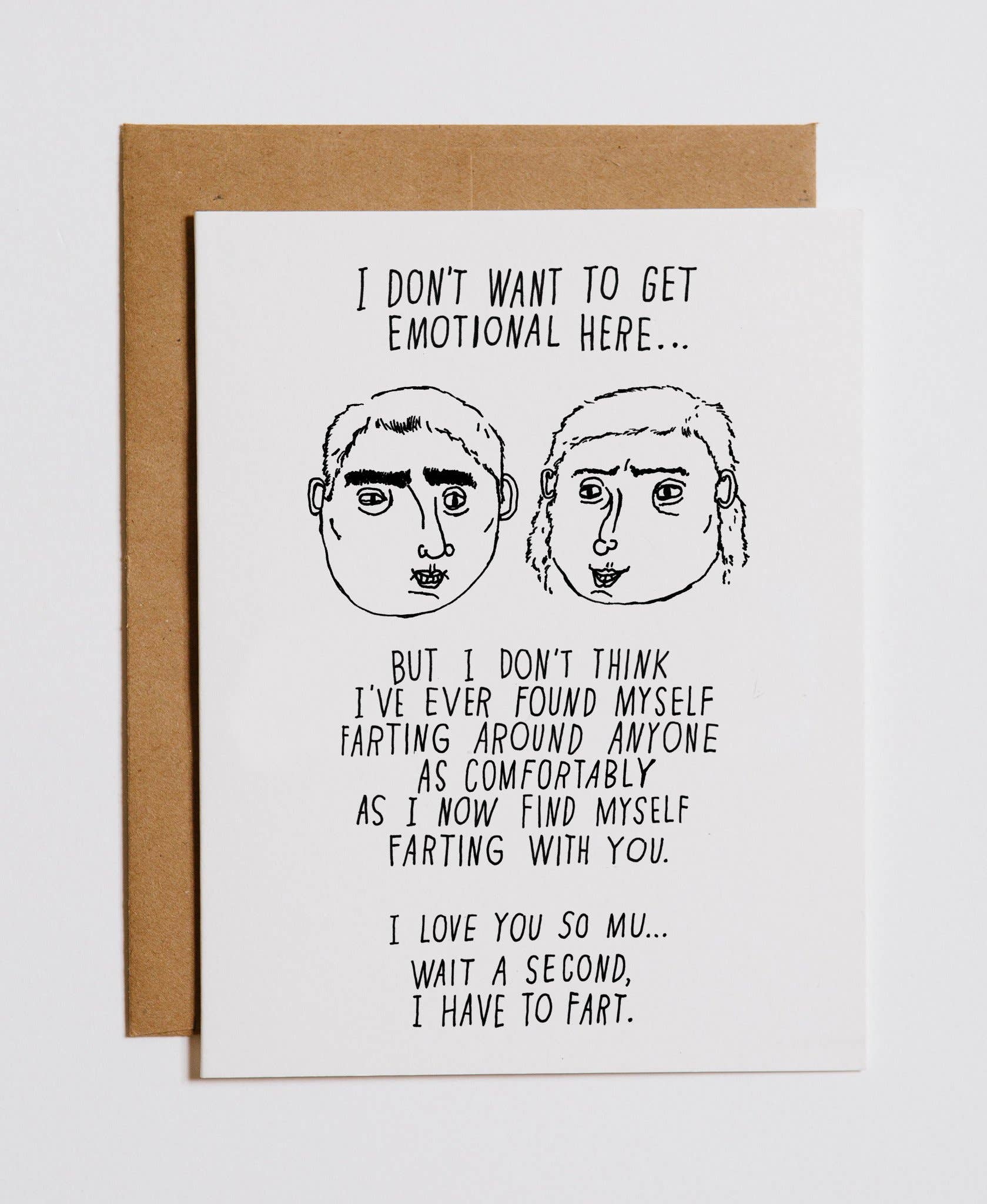 Farting With You Greeting Card