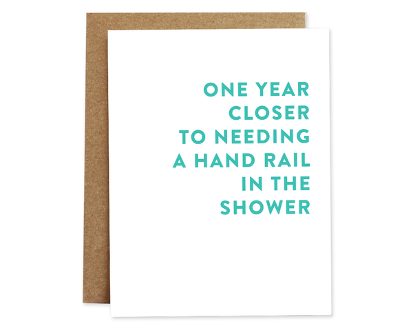 Hand Rail Birthday Card