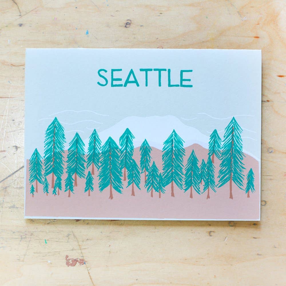 Mt. Rainier Seattle Card