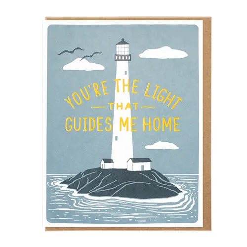 You're The Light That Guides Me Card