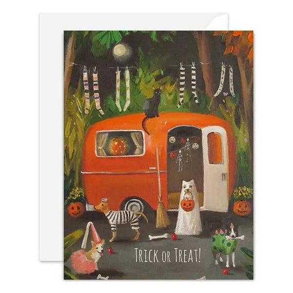 The Dogs Of Halloween Card